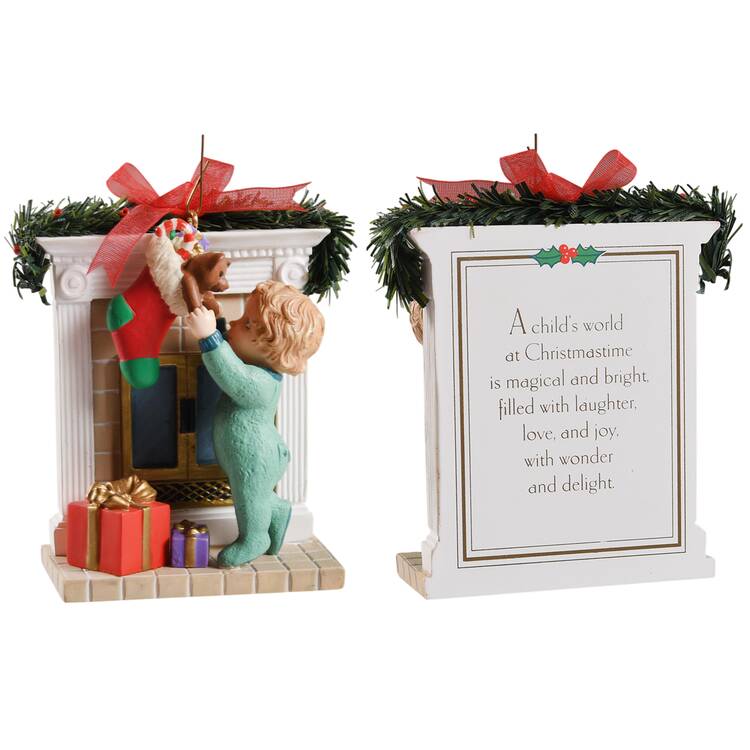 2004 Hallmark Christmas Ornaments Reaching For Christmas - Boxed