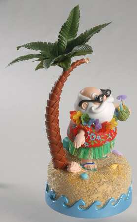 2004 Hallmark Christmas Ornaments Santa's Hula-Day - Boxed