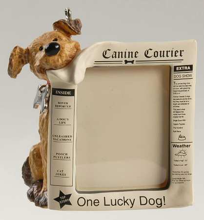 2004 Hallmark Christmas Ornaments Special Dog Photo Holder - Boxed