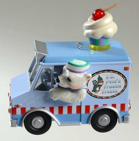 2005 Hallmark Christmas Ornaments Ic Pete's Frozen Treats-Magic/Light/Soun - Boxed