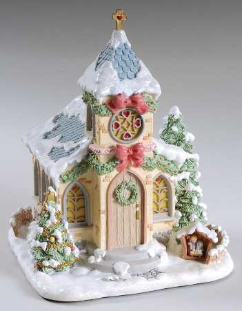Precious Moments Christmas Village Holy Night Chapel - No Box
