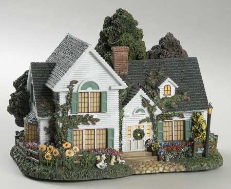 Thomas Kinkade Hometown Spring Blessings Of The Season - No Box