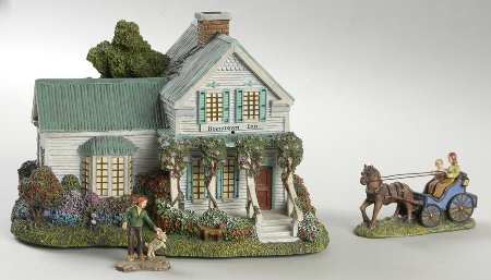 Thomas Kinkade Hometown Spring Hometown Inn - No Box