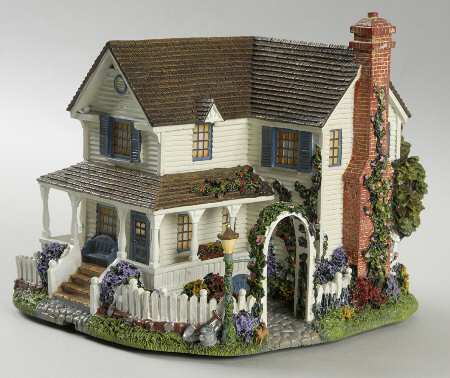 Thomas Kinkade Hometown Spring Victorian Garden Ii - No Box