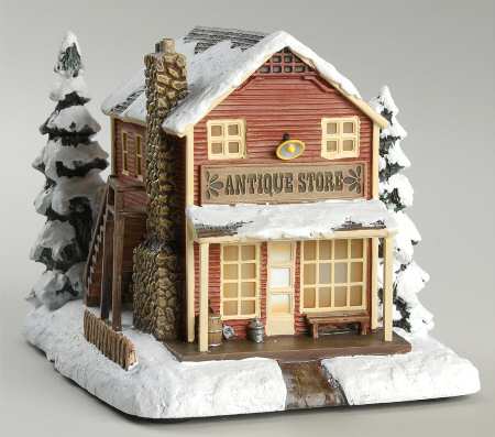 Terry Redlin's Winter Memories Village Antique Store - No Box