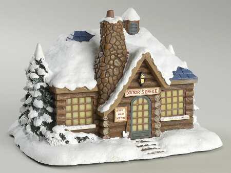 Terry Redlin's Winter Memories Village Doctor's Office - No Box