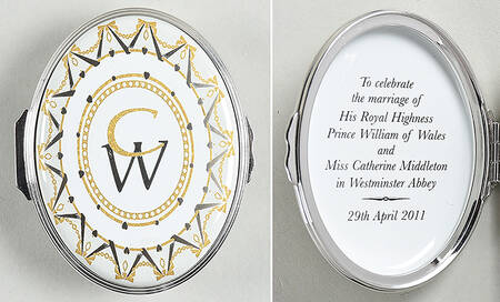 Royalty Commemorative Box Royal Wedding-William & Catherine - No Box