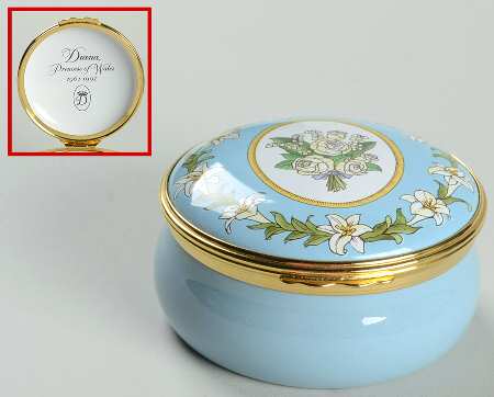 Royalty Commemorative Box Diana Princess Of Wales-Roses - With Box