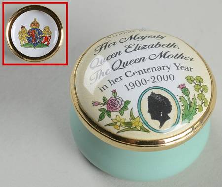 Royalty Commemorative Box Elizabeth Queen Mother 100th Year - Boxed