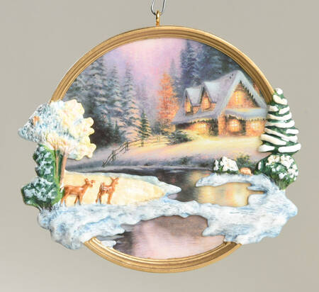 Thomas Kinkade Deer Creek Cottage-2002 - Boxed