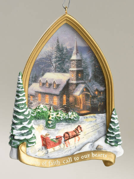 Thomas Kinkade Sunday Evening-2002 - Boxed