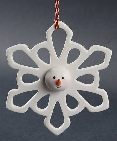 2007 Hallmark Christmas Ornaments Snowman Snowflake - Boxed