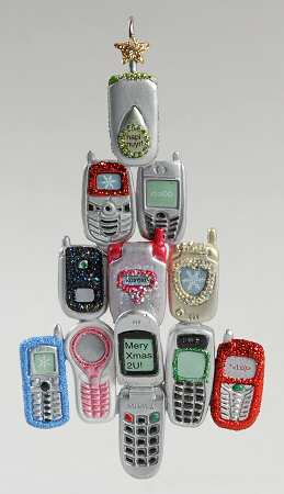 2007 Hallmark Christmas Ornaments Cell-Ebrate - Boxed