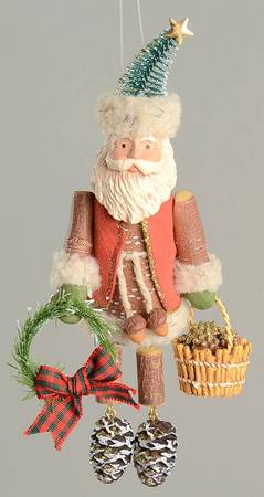 2007 Hallmark Christmas Ornaments Woodland Santa - Boxed