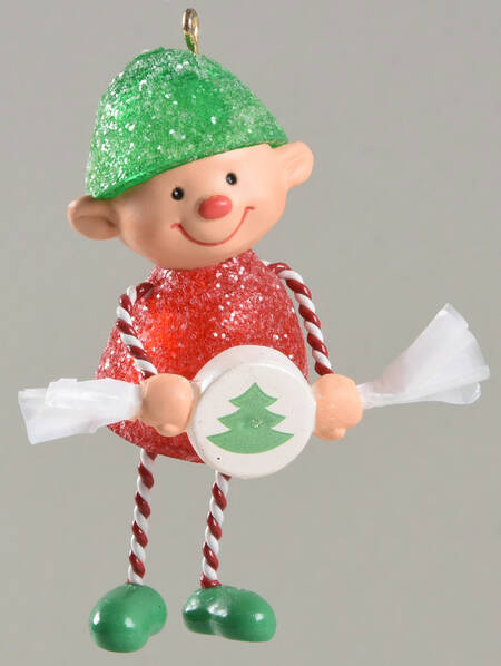 2008 Hallmark Christmas Ornaments Sweet Treat Gumdrop Elf - Boxed