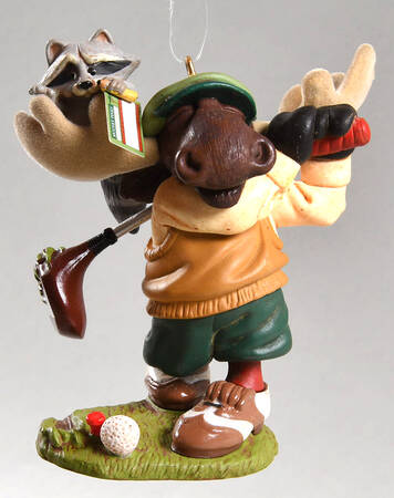 2008 Hallmark Christmas Ornaments In The Holiday Swing-Golf - With Box