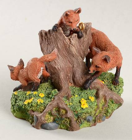 Majestic Wilderness 2000-#4-Foxes In The Forest - Boxed