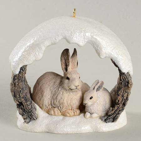 Majestic Wilderness 1997-#1-Snowshoe Rabbits - With Box