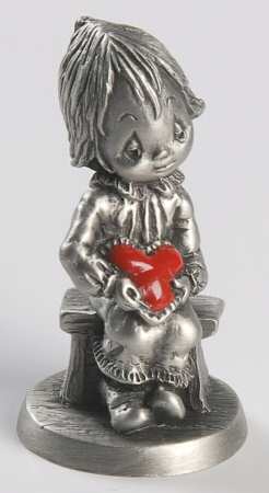 Little Gallery Pewter Figurines Sew In Love - Boxed