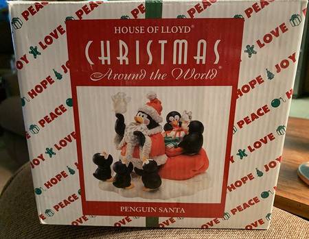Christmas Around the World Penguin Santa - Boxed