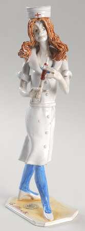 House of Global Art Figurines Lady Nurse - Boxed