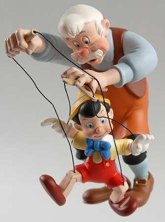 Pinocchio by Hallmark Gold Crown
