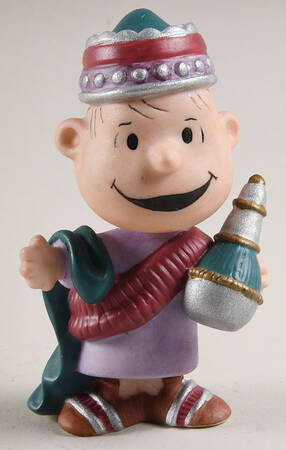 Peanuts Gallery Nativity Wise Man-Linus - Boxed