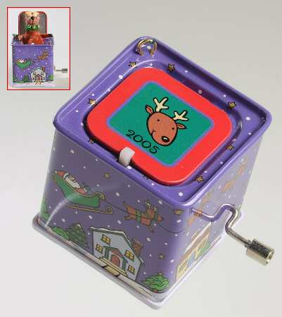 Jack-In-The-Box Memories Pop Goes The Reindeer - Boxed