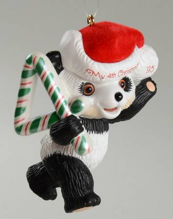 Child's Age Collection 1995-Childs 4th Christmas-Bear - Boxed