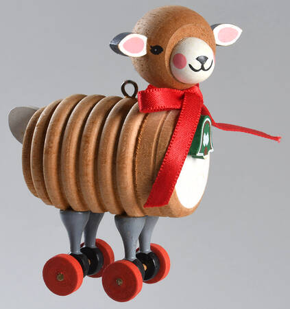 Nostalgic Childhood Wooden Lamb-1984 - With Box