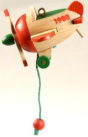 Nostalgic Childhood Wooden Airplane-1988 - Boxed