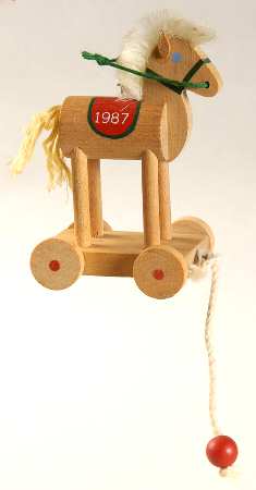 Nostalgic Childhood Wooden Horse-1987 - Boxed