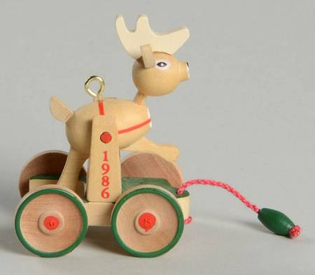 Nostalgic Childhood Wooden Reindeer-1986 - Boxed