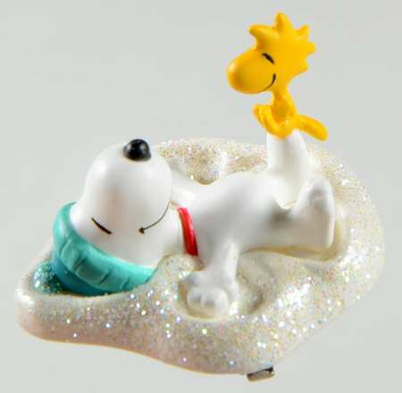 Winter Fun with Snoopy-Miniature 2003 - Snow Angels #6 - Boxed