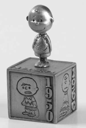 Peanuts Pewter Figurines Five Decades Of Charlie Brown - Boxed