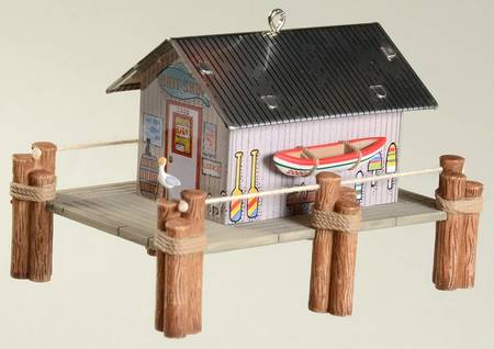 Town and Country Bait Shop With Boat - Boxed