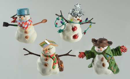 The Snowmen of Mitford Mitford Snowman Jubilee-Set Of 4 - Boxed
