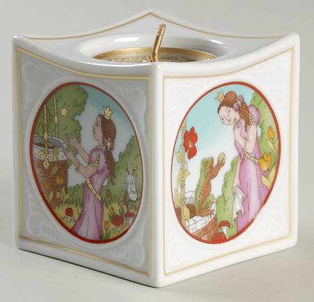 Christmas Votive Frog King - Boxed