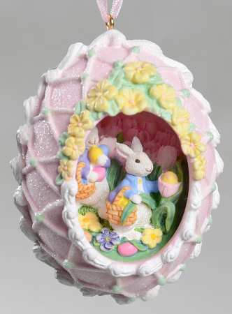 Peekaboo Ornaments Bunny Business - Boxed