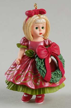 Madame Alexander 2009-Wreath Of Holiday Wishes - With Box