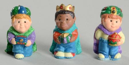 Merry Miniatures 1997 Three Wee Kings-Set Of 3 - Boxed