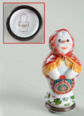 Bonbonnieres Box Baboushka Snowlady - With Box