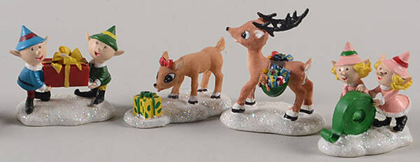 Rudolph's Christmas Town Accessories Gift Wrapping Center Set - No Box