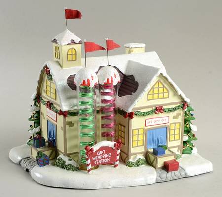 Rudolph's Christmas Town Gift Wrapping Service Station - No Box