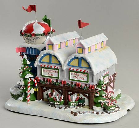 Rudolph's Christmas Town Peppermint Mine & Candy Cane Factory - No Box
