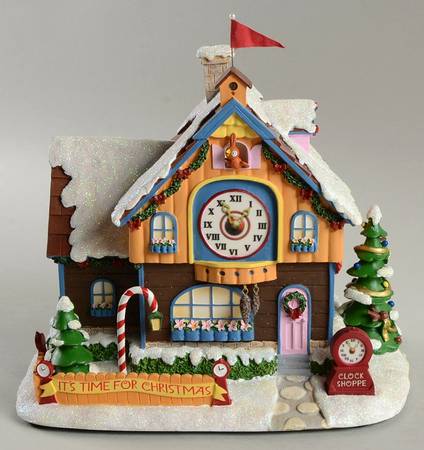 Rudolph's Christmas Town Clock Shop - No Box