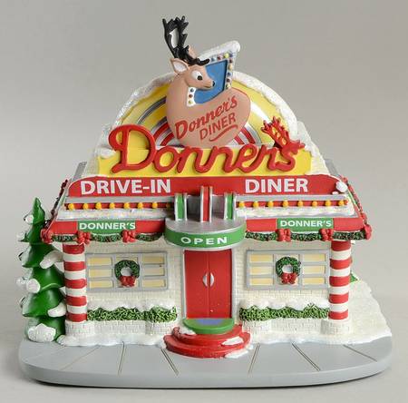 Rudolph's Christmas Town Donner's Drive-In Diner - No Box