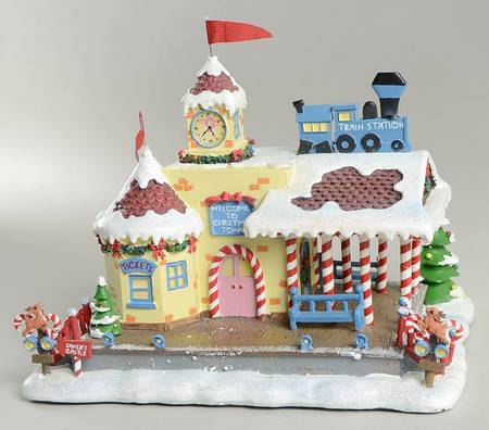 Rudolph's Christmas Town Christmas Town Train Station - No Box