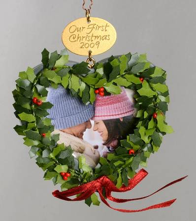 2009 Hallmark Christmas Ornaments Our First Christmas-Photo Frame - Boxed
