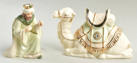 Irish Nativity King Melchoir & Loyal Camel - No Box